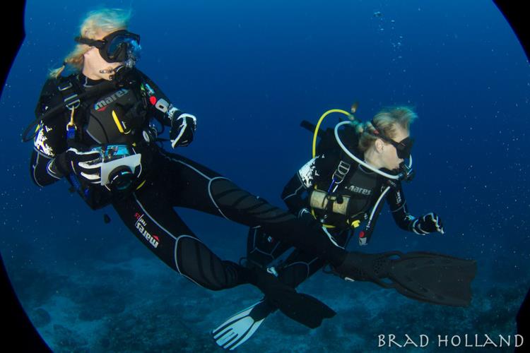 Diving in with Manta Ray Bay Resort.